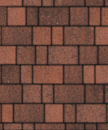 Тротуарная плитка Поревит Старый город Гранит Клинкер, 80 мм 3 плиты