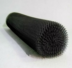 Сетка рабица d=1.2 мм, ячейка 15x15 мм, 1,5х10,0 м черная