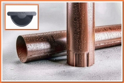 Труба водосточная Nika D100 RAL7024 Графит