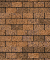 Тротуарная плитка Поревит Прямоугольник Арабская ночь 200х100х80 мм