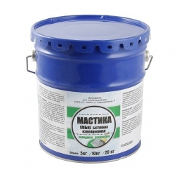 Мастика битумная ХозДвор изоляционная МБИ 15 кг