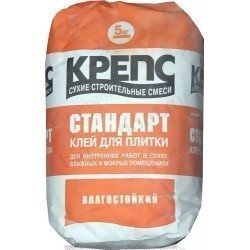 Клей для плитки Крепс Стандарт 5кг