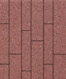 Тротуарная плитка Поревит Регата Красный 60 мм, 5 плит