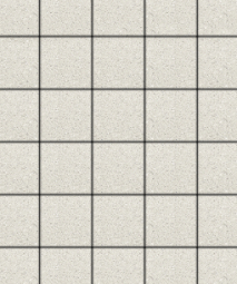 Тротуарная плитка Поревит Квадрат Гранит Белый 200х200х60 мм