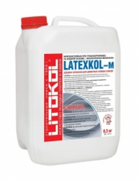Латекстная добавка Litokol Latexkol - М для клеевой смеси, канистра 8,5кг