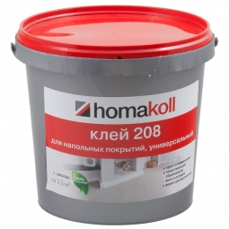 Клей Homakoll 268 для гибких напольных покрытий,универсальный 1 кг