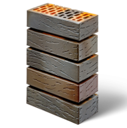 Кирпич лицевой керамический «Флэш» «Агат Антик» пустотелый одинарный