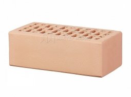 Кирпич лицевой керамический «Персик» пустотелый утолщенный