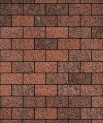 Тротуарная плитка Поревит Прямоугольник Гранит Клинкер 200х100х40 мм