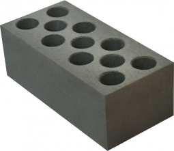 Кирпич лицевой силикатный Серый пустотелый утолщенный
