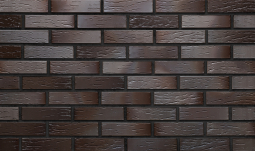 Кирпич лицевой керамический «Флэш Графит» «Антик» пустотелый Евро 0.7 НФ