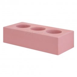 Кирпич лицевой силикатный Красный пустотелый одинарный