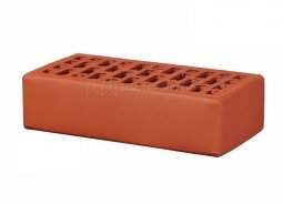 Кирпич лицевой керамический Красный пустотелый одинарный