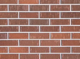 Кирпич лицевой клинкерный «Красный» «Бархат»  пустотелый WDF
