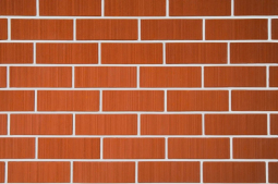 Кирпич лицевой керамический «Красный» «Бархат» пустотелый утолщенный
