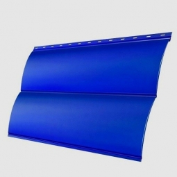 Металлосайдинг Первая Кровельная «Бревно» полиэстер 0.45мм синий