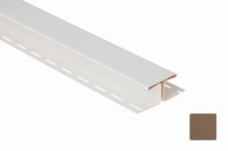 Планка соединительная Альта-Профиль «Блок-Хаус» Темно-бежевый 3.05м