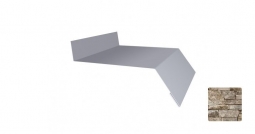 Отлив оконный Первая Кровельная 200 (декоративно-полимерное покрытие) 3м камень