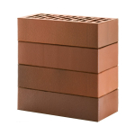 Кирпич лицевой керамический «Красный» «Флеш Ультра» пустотелый одинарный