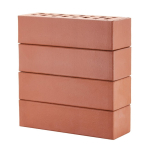 Кирпич клинкерный фасадный «Классика» «Лондон» красный пустотелый Евро 0,7НФ