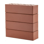 Кирпич клинкерный фасадный «Классика» «Эдинбург» темно-красный пустотелый Евро 0,7НФ