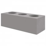 Кирпич лицевой силикатный Серый пустотелый утолщенный