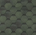 Гибкая черепица Shinglas Соната зеленый