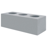 Кирпич лицевой силикатный «Светло-серый» пустотелый утолщенный