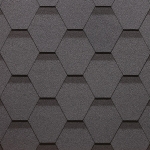 Гибкая черепица Docke Standard Сота серый