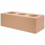 Кирпич лицевой силикатный «Персик» пустотелый утолщенный