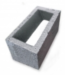 Керамзитоблок вентиляционный однопустотный 390x190x188 мм М-75