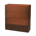 Кирпич клинкерный фасадный «Классика» «Ноттингем» красный флеш пустотелый Евро 0,7НФ