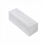 Кирпич лицевой угловой вибропресованный «Мрамор» «Белый»