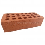 Кирпич лицевой керамический «Абрикос» «Рельеф» пустотелый утолщенный М125