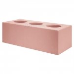 Кирпич лицевой силикатный Красный пустотелый утолщенный